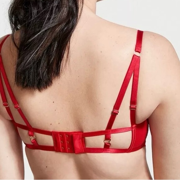 Victoria's Secret "Wicked Unlined Sweet Heart Lace Balconette Bra" Size 34C - Picture 11 of 12